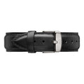 Daniel Wellington Dapper Sheffield White Dial Black Leather Strap Watch For Women - DW00100096
