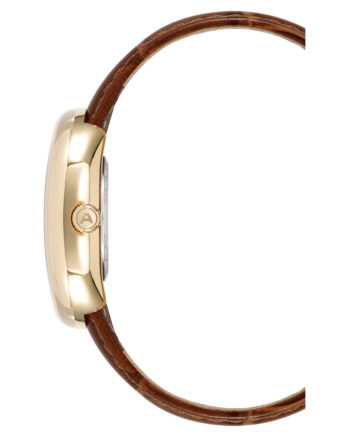 Fossil The Minimalist White Dial Brown Leather Strap Watch for Men - FS5397