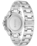 Hugo Boss Troper Chronograph Black Dial Silver Steel Strap Watch For Men - 1514101