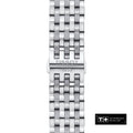 Tissot T Classic Bridgeport Silver Dial Silver Mesh Bracelet Watch For Men - T097.410.11.038.00