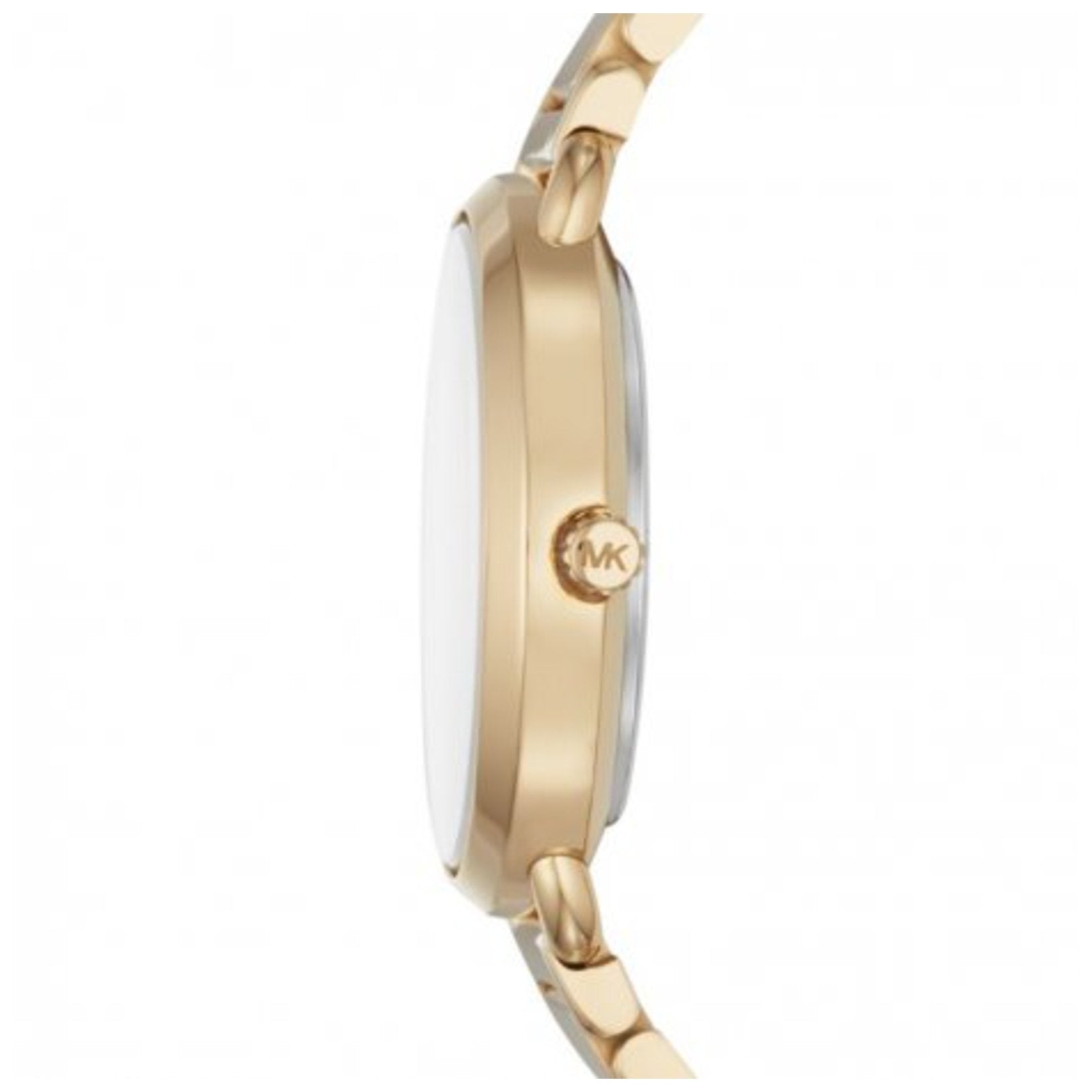 Michael Kors Portia Quartz Gold Dial Gold Steel Strap Watch For Women - MK3838