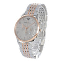 Emporio Armani Beta Chronograph Grey Dial Two Tone Steel Strap Watch For Men - AR1864