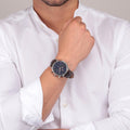 Maserati Epoca Chronograph Blue Dial Brown Leather Strap Watch For Men - R8871618014