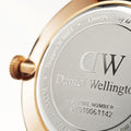 Daniel Wellington Dapper Reading White Dial Black Leather Strap Watch For Men - DW00100107