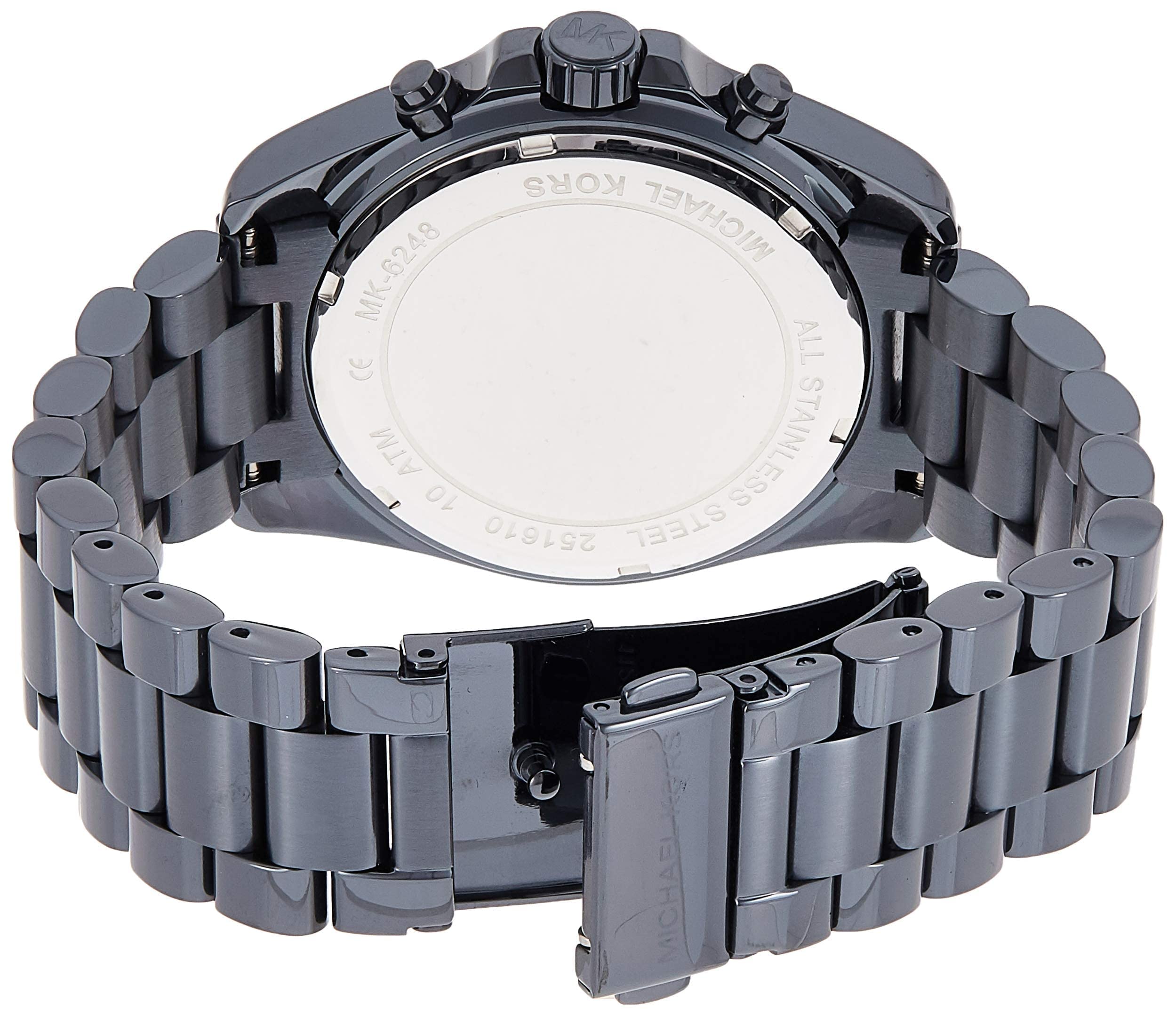 Michael Kors Bradshaw Blue Dial Blue Steel Strap Watch for Men - MK6248