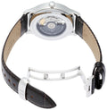 Tissot T Classic Tradition Powermatic 80 Open Heart Silver Dial Brown Leather Strap Watch for Men - T063.907.16.038.00
