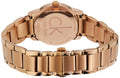 Calvin Klein City White Dial Rose Gold Steel Strap Watch for Men - K2G21646