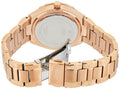 Guess Viva Diamonds White Dial Rose Gold Steel Strap Watch for Women - W0111L3