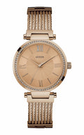 Guess Soho Rose Gold Dial Stainless Steel Watch For Women - W0638L4