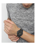 Hugo Boss Distinct Black Dial Black Silicone Strap Watch for Men - 1513859