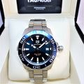 Tag Heuer Aquaracer Blue Dial Quartz Silver Steel Strap Watch for Men - WAY111C.BA0928