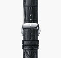 Tissot Chemin Des Tourelles Powermatic 80 Black Dial Black Leather Strap Watch For Men - T099.407.16.058.00