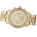 Michael Kors Runway Gold Dial Gold Steel Strap Watch for Women - MK5575