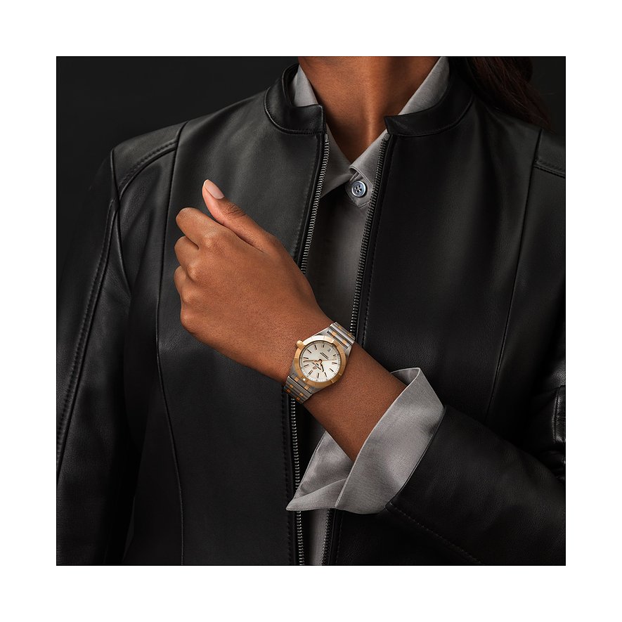 Breitling Chronomat B02 18K Red Gold White Dial Two Tone Steel Strap Watch for Men - U77310101A2U1