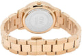 Daniel Wellington Iconic Link White Dial Rose Gold Steel Strap Watch For Women - DW00100211