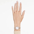 Swarovski Certa Crystals Silver Dial Two Tone Steel Strap Watch for Women - 5672971