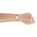 Michael Kors Emery Three-Hand Crystals Silver Dial Gold Steel Strap Watch for Women - MK4643