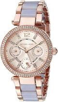 Michael Kors Parker Gold Dial Two Tone Steel Strap Watch for Women - MK6327