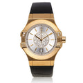 Maserati Potenza Diamonds Silver Dial Black Leather Strap Watch For Women - R8851108505