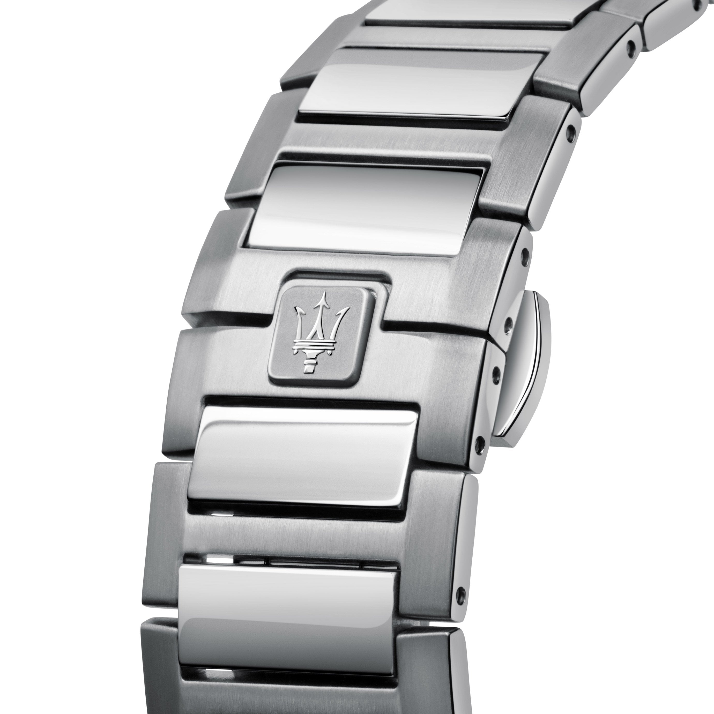 Maserati Stile Blue Dial Silver Steel Strap Watch For Men - R8853142006