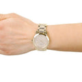 Burberry The City Gold Dial Gold Steel Strap Watch for Women - BU9145