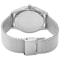 Michael Kors Slim Runway Analog Black Dial Silver Mesh Bracelet Watch For Men - MK8606