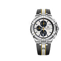 Maurice Lacroix Aikon Chronograph King of the Court Limited Edition Silver Dial Grey Rubber Strap Watch for Men - AI1018-TT030-130-K