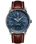 Breitling Navitimer 1 Automatic 41mm Blue Dial Brown Steel Strap Watch for Men - A17326161C1P1