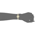 Coach Park Diamonds Gold Dial Gold Steel Strap Watch for Women - 14503171