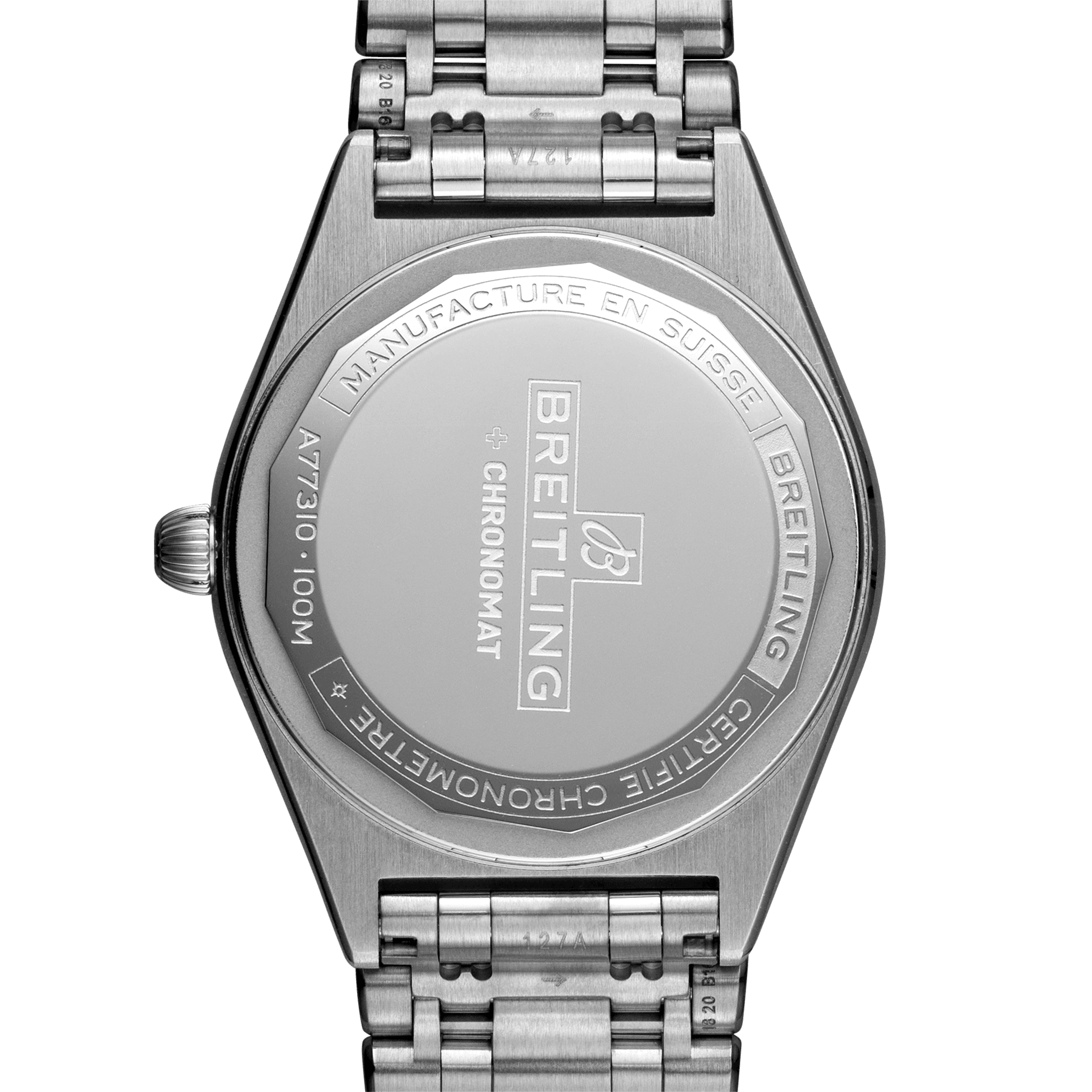 Breitling Chronomat 32 Mother of Pearl Dial Silver Steel Strap Watch for Women - A77310101A4A1