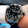 Maurice Lacroix Aikon Venturer Black Dial Black Rubber Strap Watch for Men - AI6058-SS001-330-1