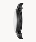 Emporio Armani Gianni T Bar All Black Diamond Dial Watch For Women - AR11245