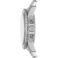 Emporio Armani Diver Chronograph Green Dial Silver Steel Strap Watch For Men - AR11500