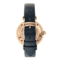 Emporio Armani Gianni T-Bar Analog Silver Dial Blue Leather Strap Watch For Women - AR60020