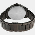 Armani Exchange Hampton Chronograph Black Dial Black Steel Strap Watch For Men - AX2413