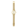 Armani Exchange Lola Analog Gold Dial Gold Mesh Strap Watch For Women - AX5536