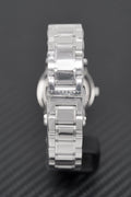 Burberry The City Black Dial Silver Steel Strap Watch for Women - BU9201
