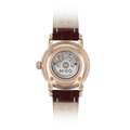 Mido Baroncelli III Automatic White Dial Brown Leather Strap Watch For Women - M7600.3.26.8