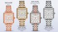 Marc Jacobs Vic Silver Dial Gold Steel Strap Watch for Women - MJ3462