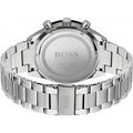 Hugo Boss Santiago Black Dial Silver Steel Strap Watch for Men - 1513862