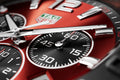 Tag Heuer Formula 1 Chronograph Red Dial Red Rubber Strap Watch for Men - CAZ101AN.FT8055
