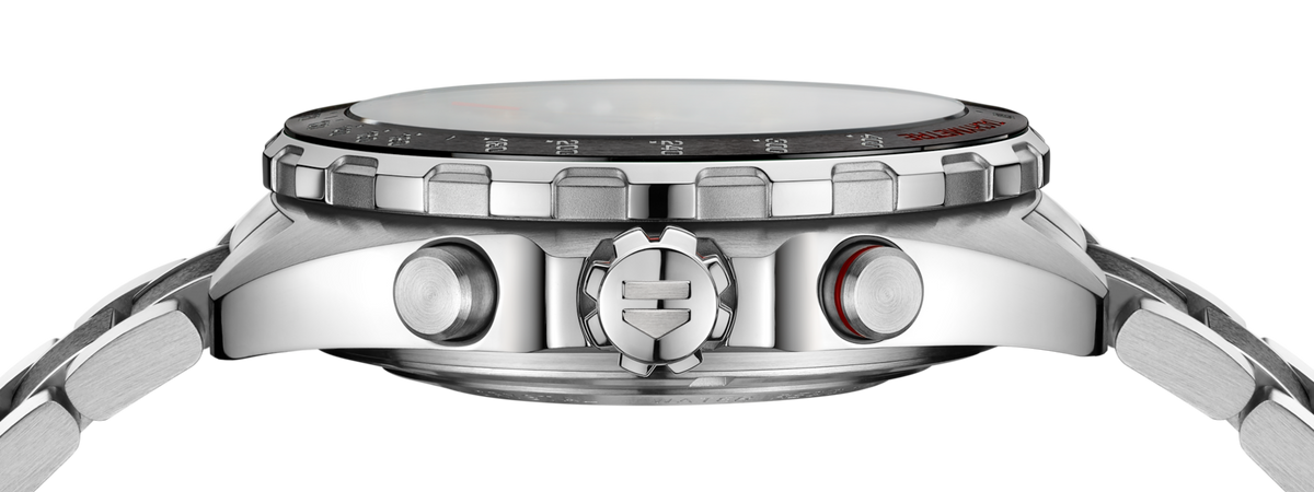 Tag Heuer Formula 1 Automatic Chronograph Grey Dial Two Tone Strap Watch for Men - CAZ2012.BA0970