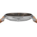 Coach Charles Black Dial Brown Leather Strap Watch for Men - 14602155