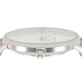 Coach Perry Silver Dial Pink Leather Strap Watch for Women - 14503516