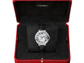 Cartier Ballon Bleu De Cartier Silver Dial Black Leather Strap Watch for Women - WSBB0030