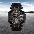 Tissot T Race Chronograph Anthracite Black Dial Black Silicone Strap Watch For Men - T115.417.37.061.03