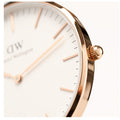 Daniel Wellington Classic Canterbury White Dial Two Tone NATO Strap Watch For Women - DW00100030