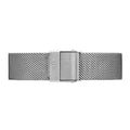 Daniel Wellington Petite Sterling White Dial Silver Mesh Bracelet Watch For Women - DW00100164