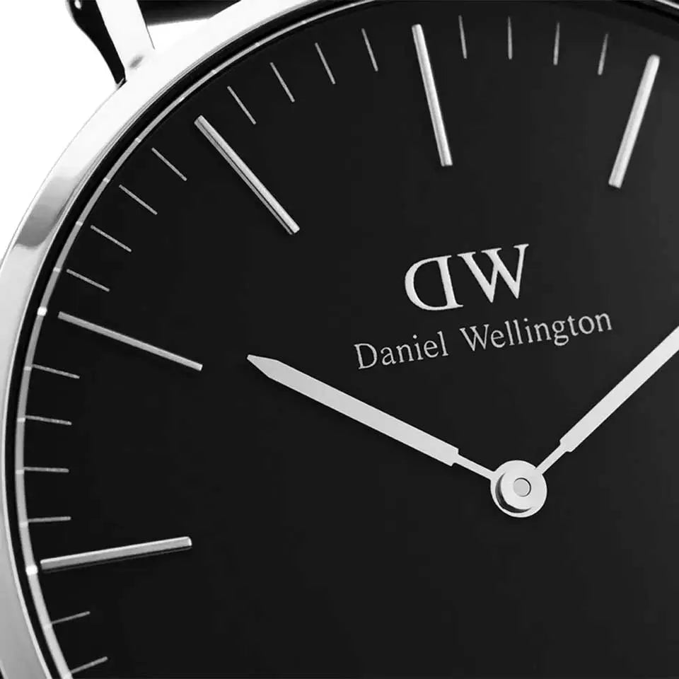 Daniel Wellington Classic Roselyn Black Dial Red NATO Strap Dial Watch For Women - DW00100270