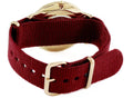 Daniel Wellington Classic Roselyn White Dial Red NATO Strap Watch For Women - DW00100271